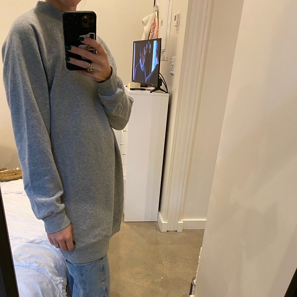 TNA extra long mock neck sweatshirt - Picture 2 of 5